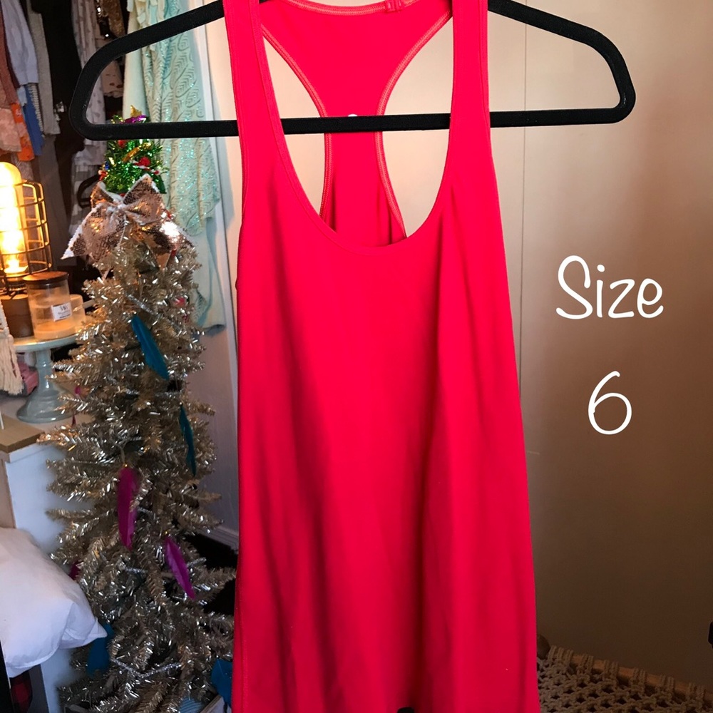 Lululemon Red Cool Racerback Tank